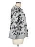 Gap 100% Cotton Floral Gray Pullover Sweater Size L - photo 4
