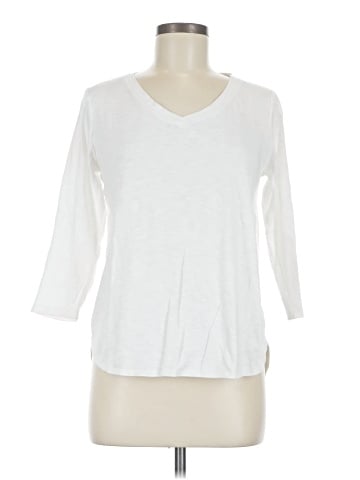 KIRKLAND Signature 3/4 Sleeve T-Shirt (view 1)