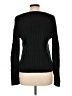Chaps 100% Cotton Black Pullover Sweater Size L - photo 2
