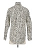 Current/Elliott Animal Print Ivory Long Sleeve Button-Down Shirt Size Sm (1) - photo 2