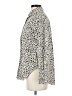 Current/Elliott Animal Print Ivory Long Sleeve Button-Down Shirt Size Sm (1) - photo 5