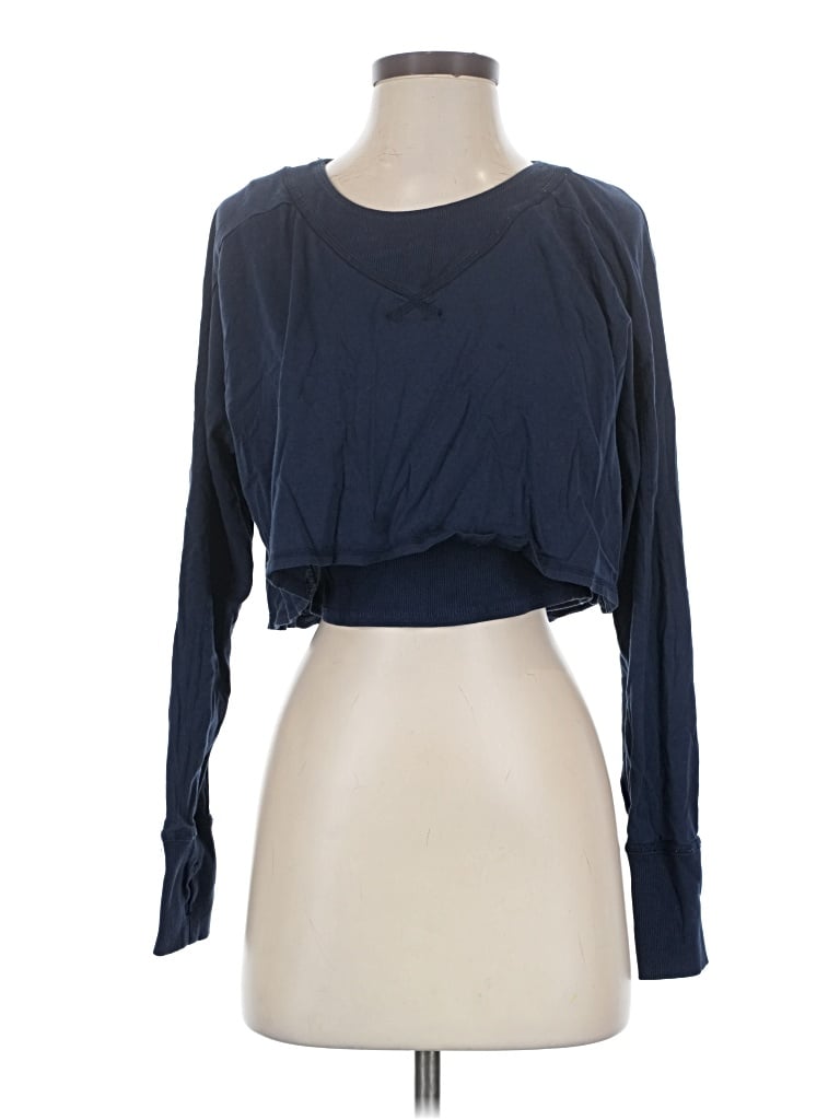 Pre-owned Fp Movement Long Sleeve T-shirt In Blue