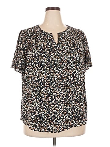 Liz Claiborne Short Sleeve Blouse (view 1)