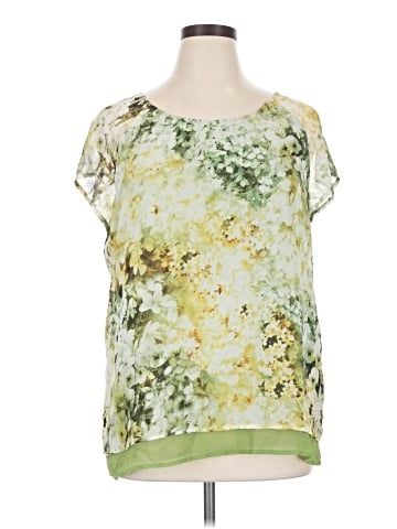 Liz Claiborne Short Sleeve Blouse (view 1)