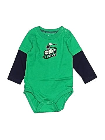 Jumping Beans Long Sleeve Onesie (view 1)