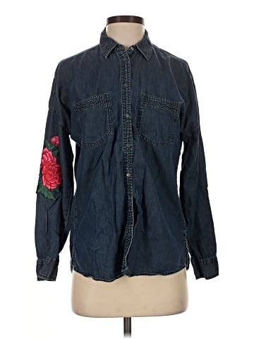Express Long Sleeve Button-Down Shirt (view 1)
