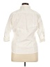 Zara Basic Ivory 3/4 Sleeve Button-Down Shirt Size XL - photo 2