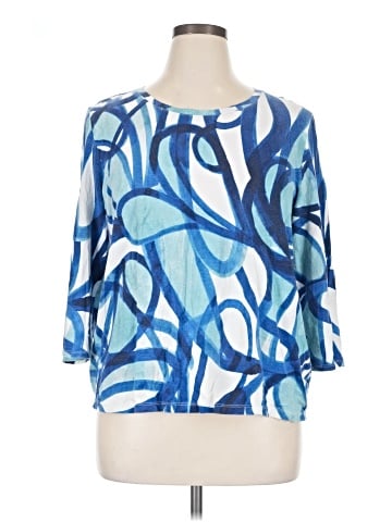 Weekends by Chico's 3/4 Sleeve Blouse (view 1)