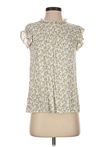 Ann Taylor LOFT Outlet Short Sleeve Blouse (view 1)