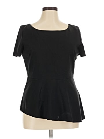 Morning Lady Inc. Short Sleeve Blouse (view 1)