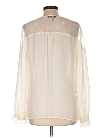 Paige Long Sleeve Silk Top (view 2)