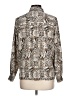 Alfred Dunner 100% Polyester Animal Print Tan Long Sleeve Blouse Size 12 Petite - photo 2