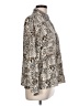 Alfred Dunner 100% Polyester Animal Print Tan Long Sleeve Blouse Size 12 Petite - photo 4