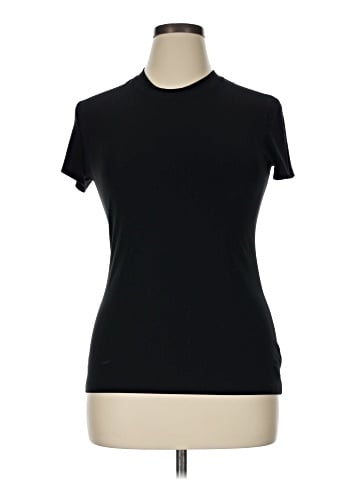 Norma Kamali Short Sleeve Turtleneck (view 1)