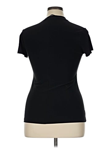 Norma Kamali Short Sleeve Turtleneck (view 2)