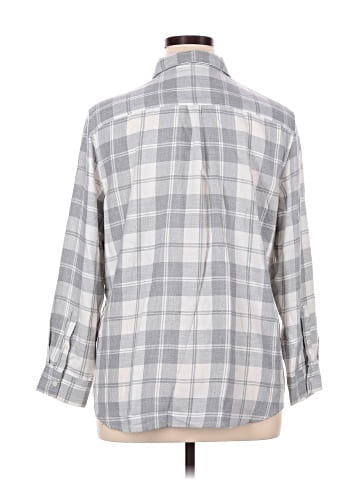 Banana Republic Factory Store 3/4 Sleeve Button-Down Shirt (view 2)