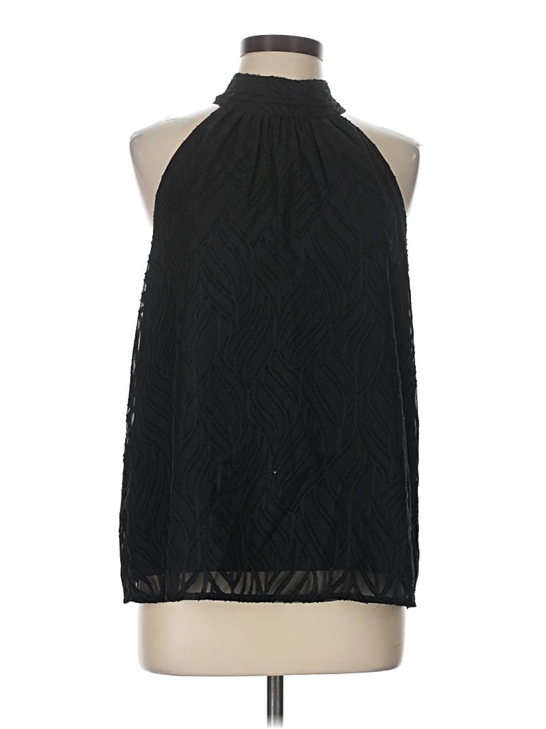 Pre-owned Jade Sleeveless Blouse In Black
