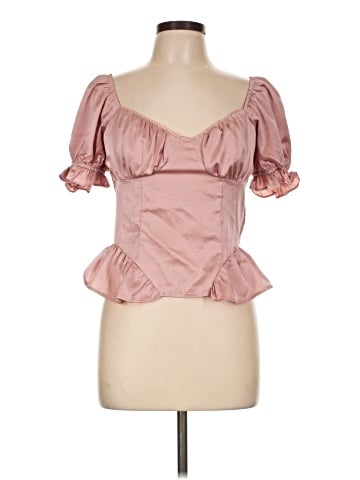 Francesca's Short Sleeve Blouse (view 1)