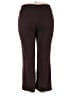 Notations Solid Brown Casual Pants Size XL - photo 2