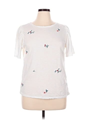 Ann Taylor LOFT Short Sleeve T-Shirt (view 1)