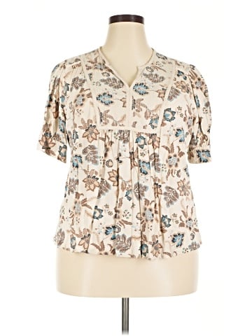 Lane Bryant Short Sleeve Blouse (view 1)
