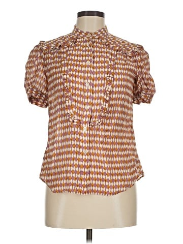 French Connection Short Sleeve Blouse (view 1)