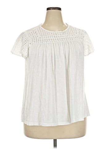 Lane Bryant Short Sleeve Blouse (view 1)