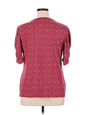 Ann Taylor LOFT Outlet Short Sleeve Blouse (view 2)