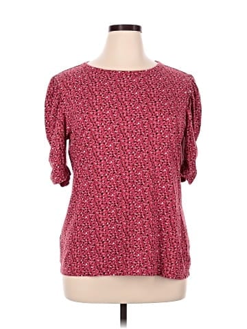 Ann Taylor LOFT Outlet Short Sleeve Blouse (view 1)