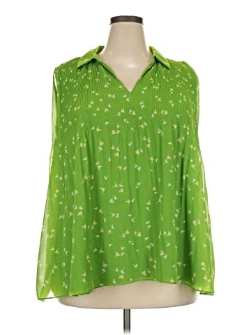 Halogen 3/4 Sleeve Blouse (view 1)