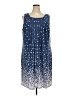 Perceptions Stars Blue Casual Dress Size 2X - photo 1