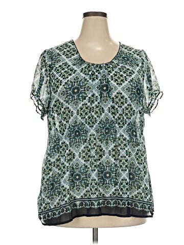 Avenue Short Sleeve Blouse (view 1)