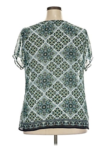 Avenue Short Sleeve Blouse (view 2)