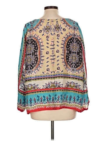 Sundance 3/4 Sleeve Silk Top (view 2)