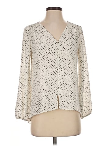 White House Black Market 3/4 Sleeve Blouse (view 1)