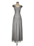 JS Collections 100% Polyester Gray Cocktail Dress Size 4 - photo 1