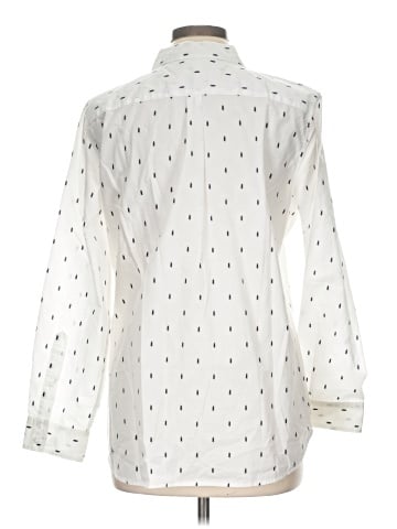 Garnet Hill Long Sleeve Button-Down Shirt (view 2)