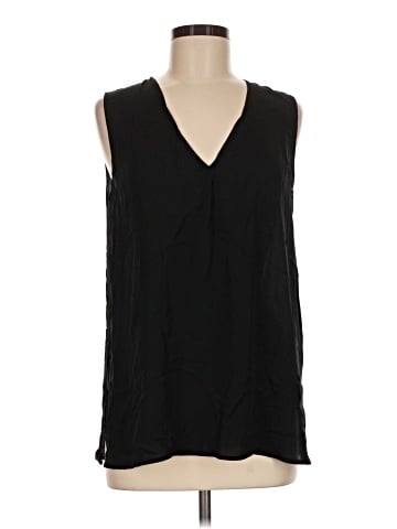 Vince. Sleeveless Silk Top (view 1)