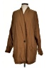 Mango 100% Lyocell Brown Coat Size S - photo 1