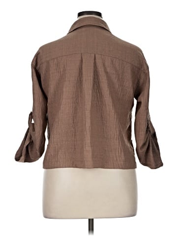 Max Studio 3/4 Sleeve Blouse (view 2)