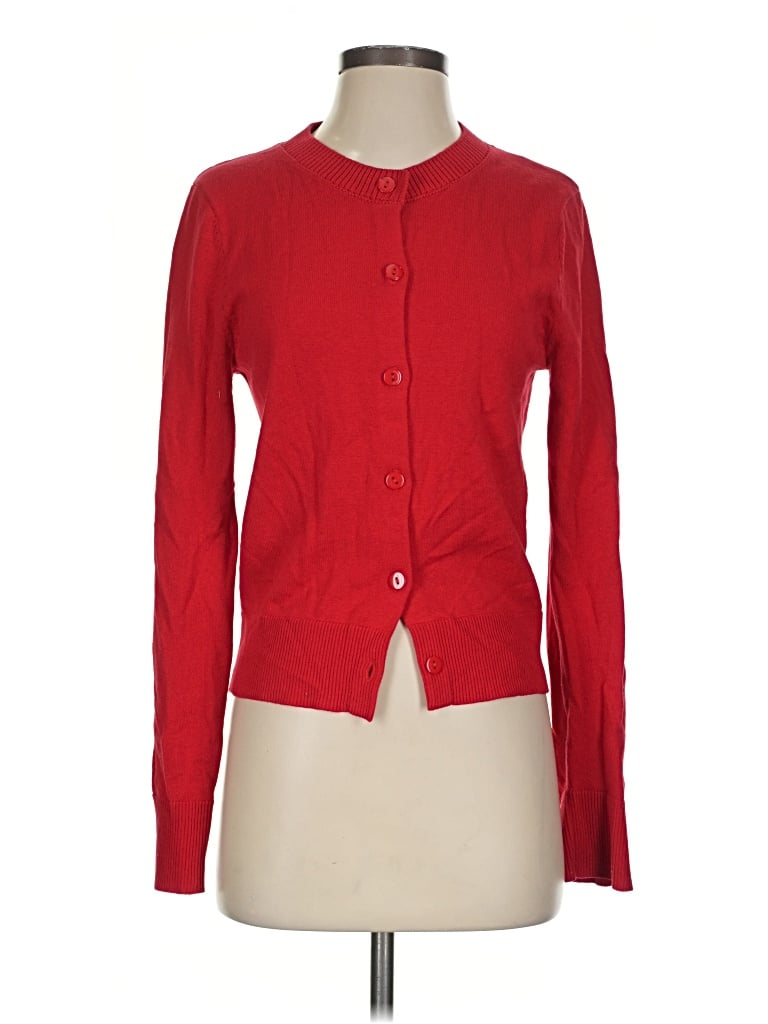 Pre-owned Edikted Cardigan Sweater In Red