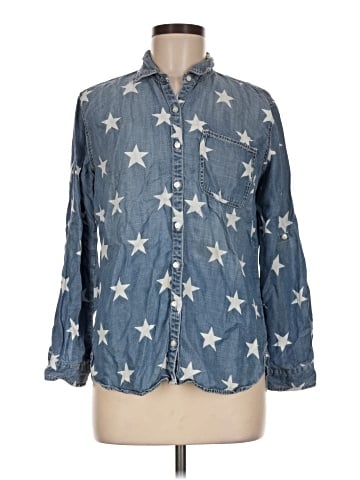 SNEAK PEEK Long Sleeve Button-Down Shirt (view 1)