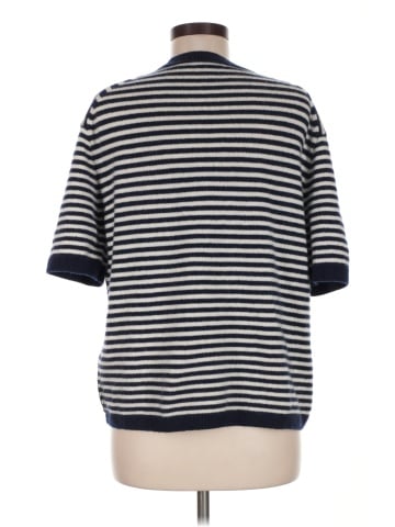 Madewell Relaxed Cashmere Sweater Tee in Stripe (view 2)