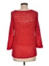 Chico's Red Pullover Sweater Size Med (1) - photo 2