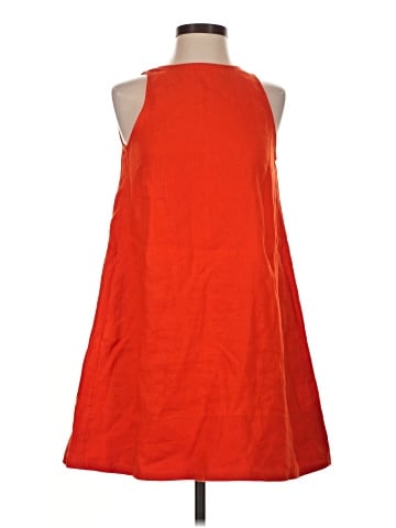 Madewell Mini Shift Dress in Linen (view 1)