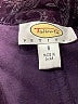 Talbots 100% Cotton Damask Floral Graphic Jacquard Paisley Purple Black Blazer Size 6 (petite) - photo 6