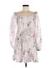 Dynamite Floral White Cocktail Dress Size M - photo 1