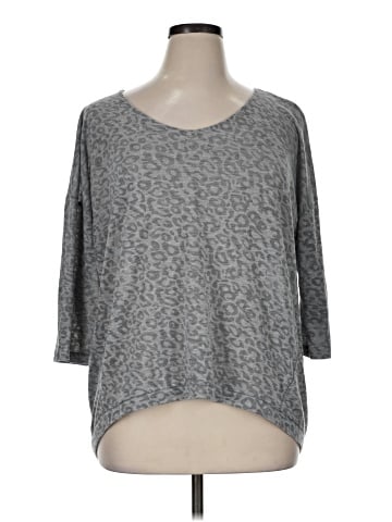 a.n.a. A New Approach 3/4 Sleeve T-Shirt (view 1)
