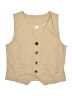 Shein 100% Polyester Tan Vest Size 8 - photo 1