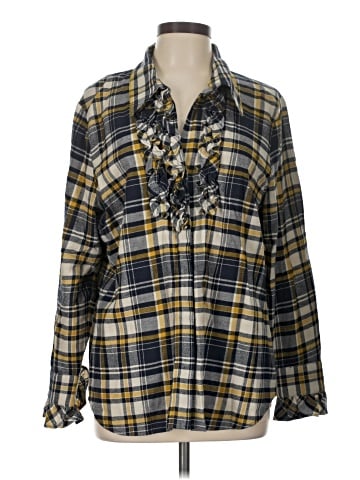 CAbi Long Sleeve Button-Down Shirt (view 1)